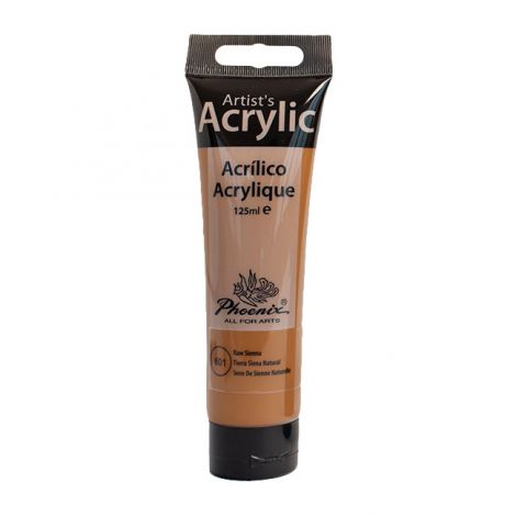 Farba akrylowa Phoenix 125ml, Brąz - Raw Sienna